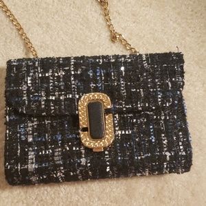 Gorgeous fancy tweed purse